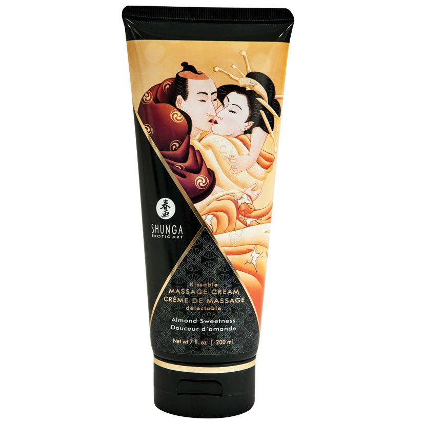 SHUNGA - KISSABLE MASSAGE CREAM ALMOND SWEETNESS 7 OZ.