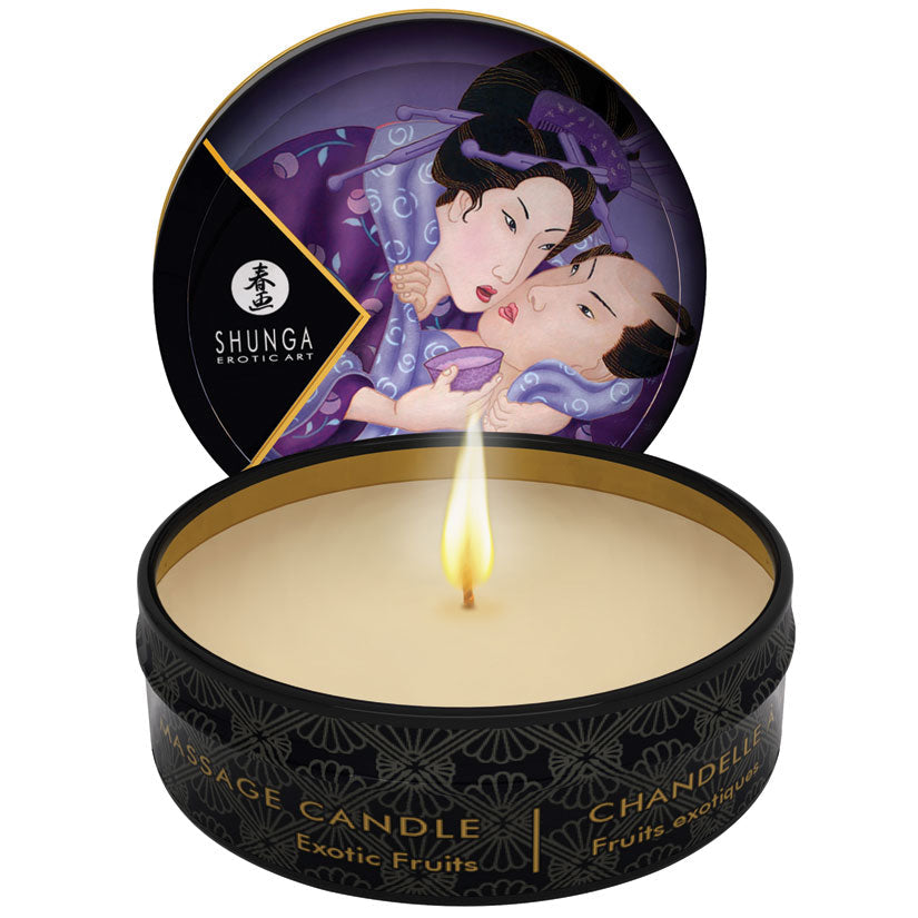 SHUNGA - MINI MASSAGE CANDLE EXOTIC FRUITS 1 OZ.