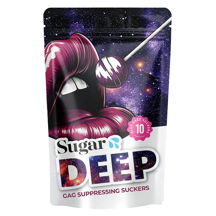 SUGAR SPLASH - DEEP GAG SUPPRESSING SUCKERS 10-PACK