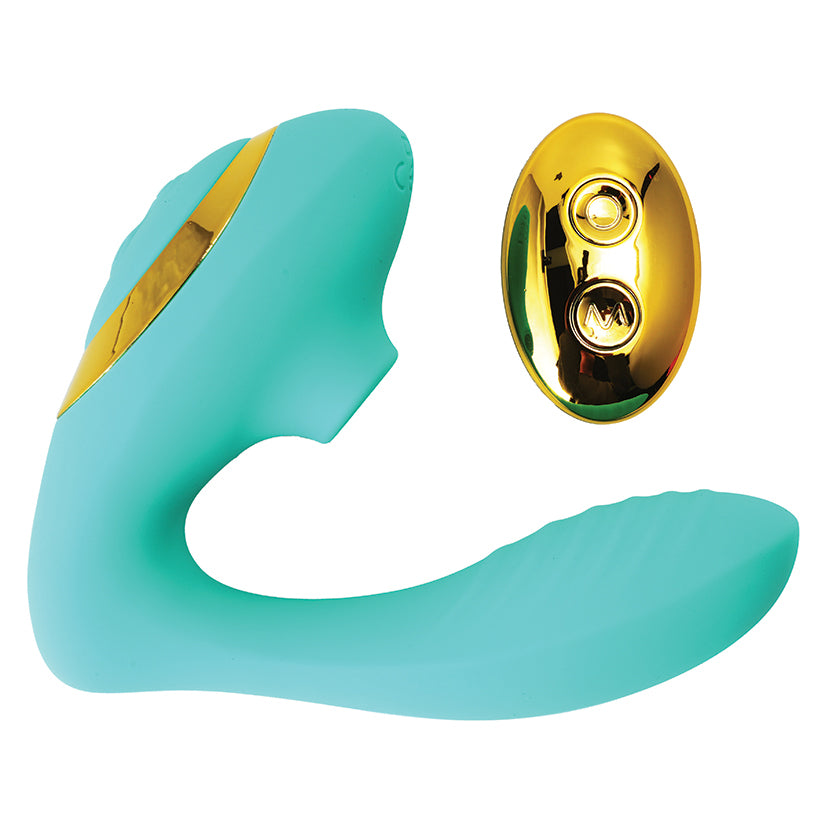 TRACY'S DOG - OG2 CLITORAL SUCKING VIBRATOR TEAL