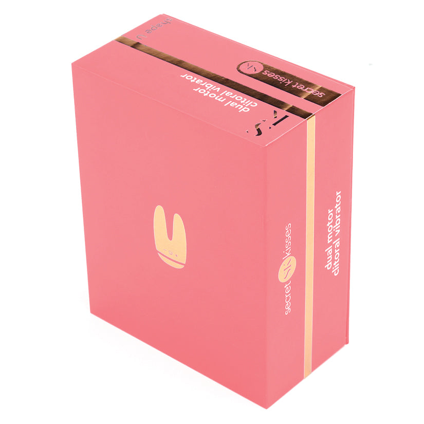 XGEN - VIBRADOR CLITORIDIANO DE MOTOR DUPLO SECRET KISSES CORAL
