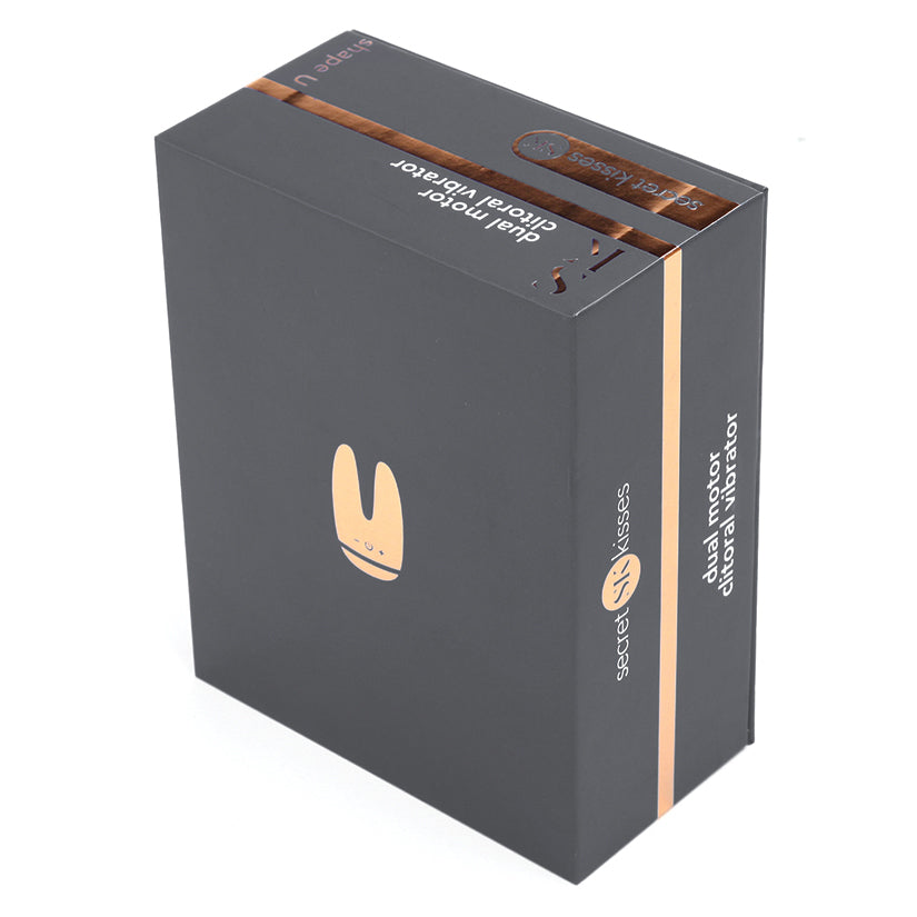 XGEN - VIBRADOR CLITORIDIANO DE MOTOR DUPLO SECRET KISSES CINZENTO