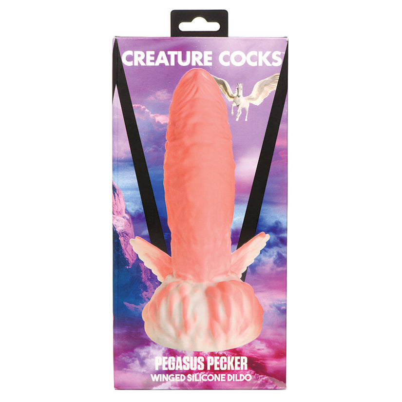 XR BRANDS - DILDO DE SILICONE ALADO PEGASUS PECKER DA CREATURE COCKS