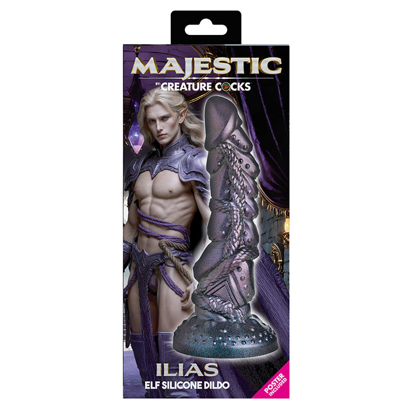 XR BRANDS - CREATURE COCKS MAJESTIC ILIAS ELF SILICONE DILDO