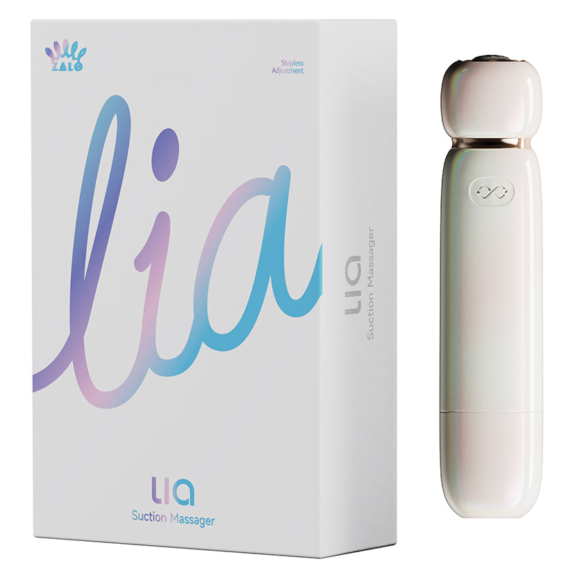ZALO - MASSAGIADOR DE SUCÇÃO LIA BRANCO FLORAL