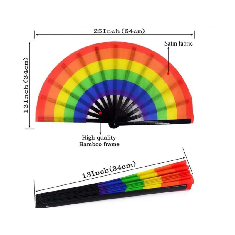 PRIDE - ABANICO LGBT XXL