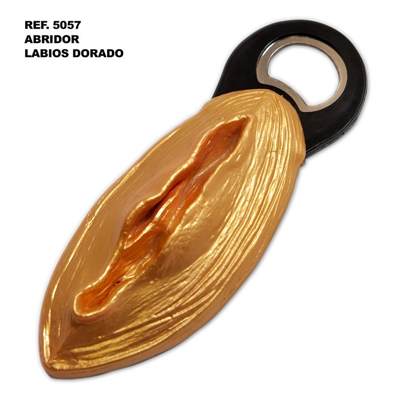 DIVERTY SEX - ABRIDOR FORMA DE VAGINA DORADO
