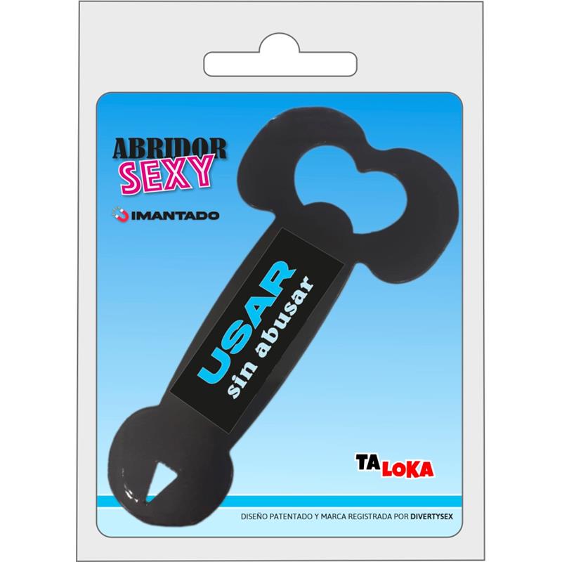 TALOKA - ABRIDOR METÁLICO IMANTADO EN FORMA PENE