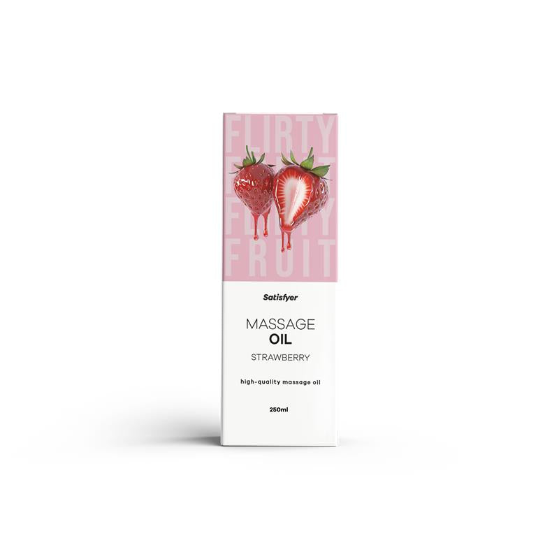 SATISFYER - ACEITE DE MASAJE FRESA 250 ML