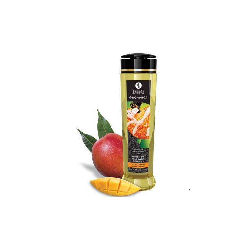 SHUNGA - ACEITE DE MASAJE KISSABLE LUCIOUS MANGO 240 ML