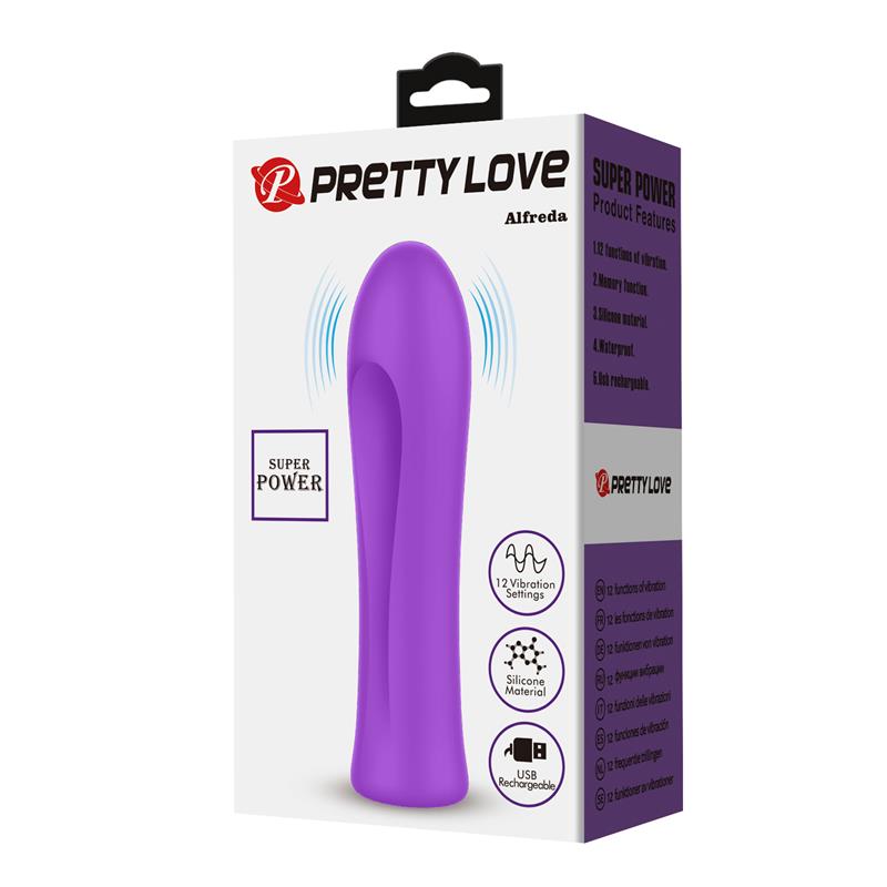 PRETTYLOVE - ALFREDA VIBRADOR PÚRPURA