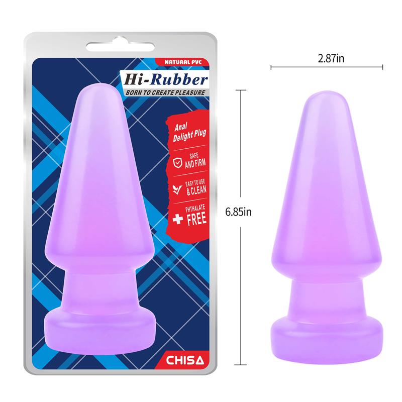 CHISA - ANAL DELIGHT PLUG ANAL 17.4CM PURPURA