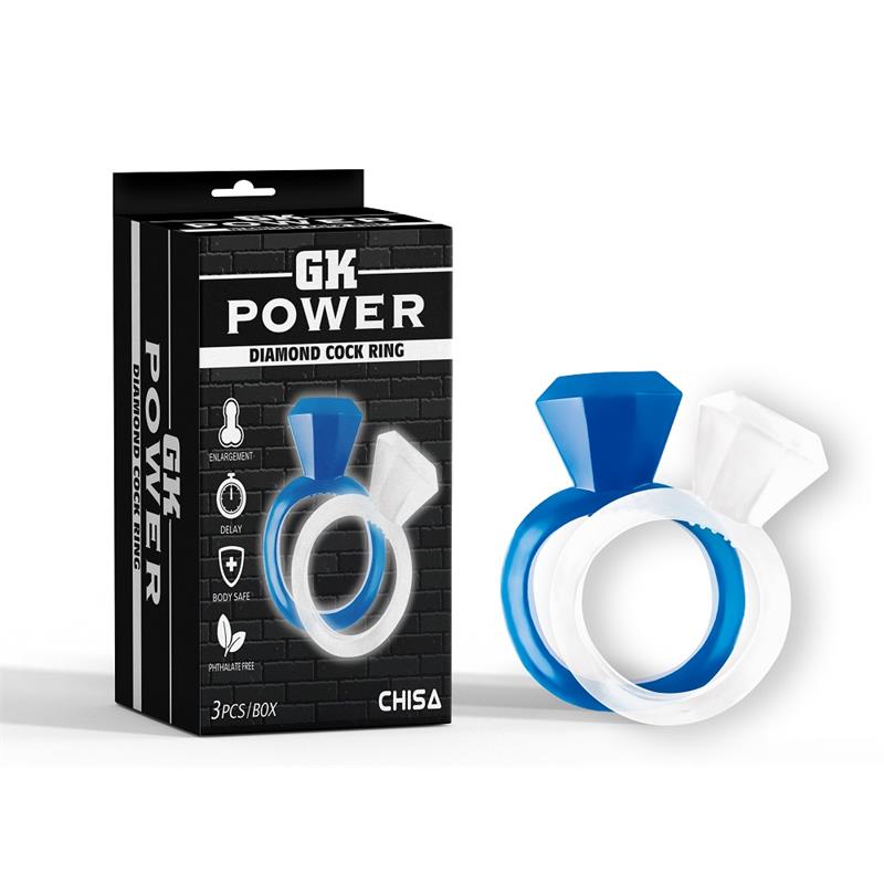 CHISA - ANILLOS PARA EL PENE DIAMOND COCK RING