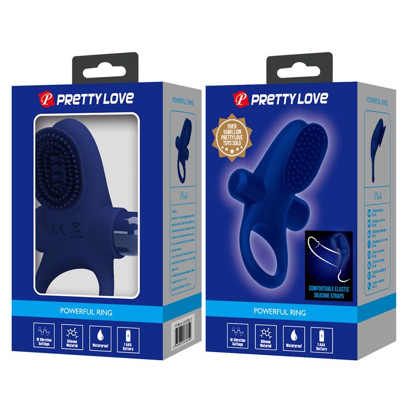PRETTYLOVE - ANILLO PARA EL PENE CON VIBRACIÓN