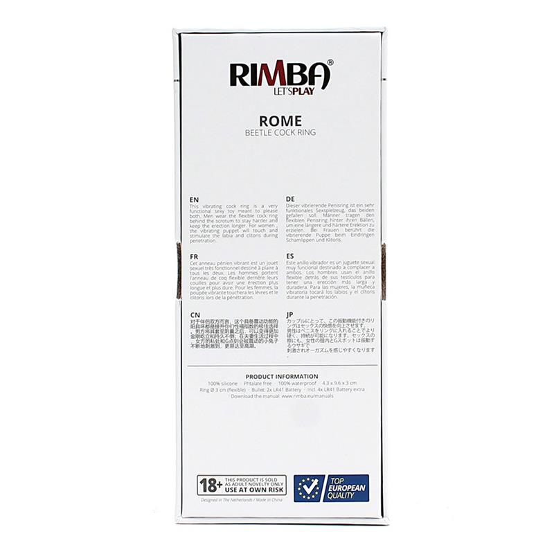 RIMBA TOYS - ANILLO PARA EL PENE ROME ROSA