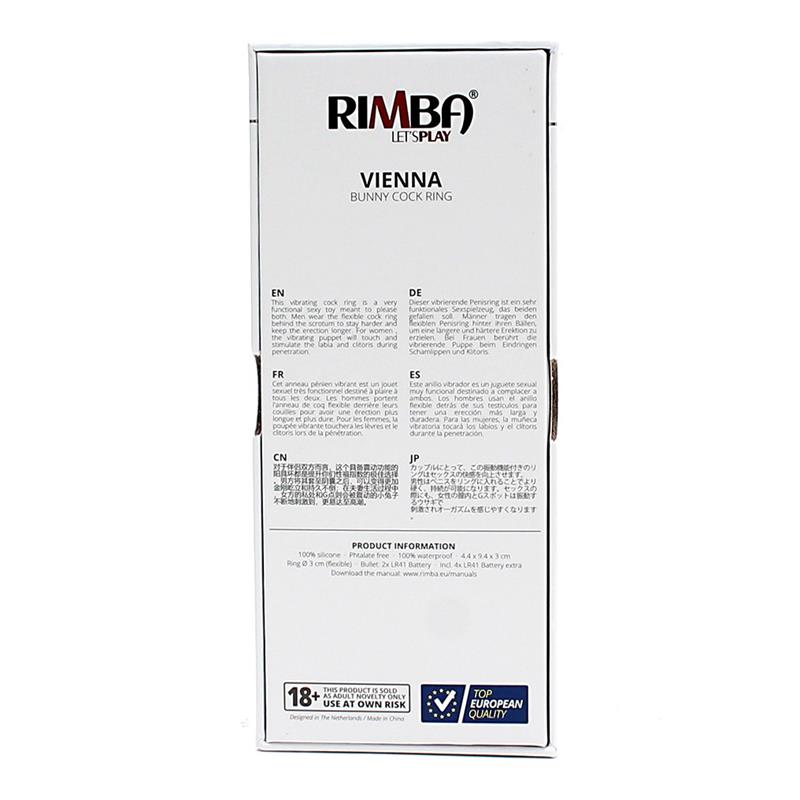 RIMBA TOYS - ANILLO PARA EL PENE VIENNA ROSA