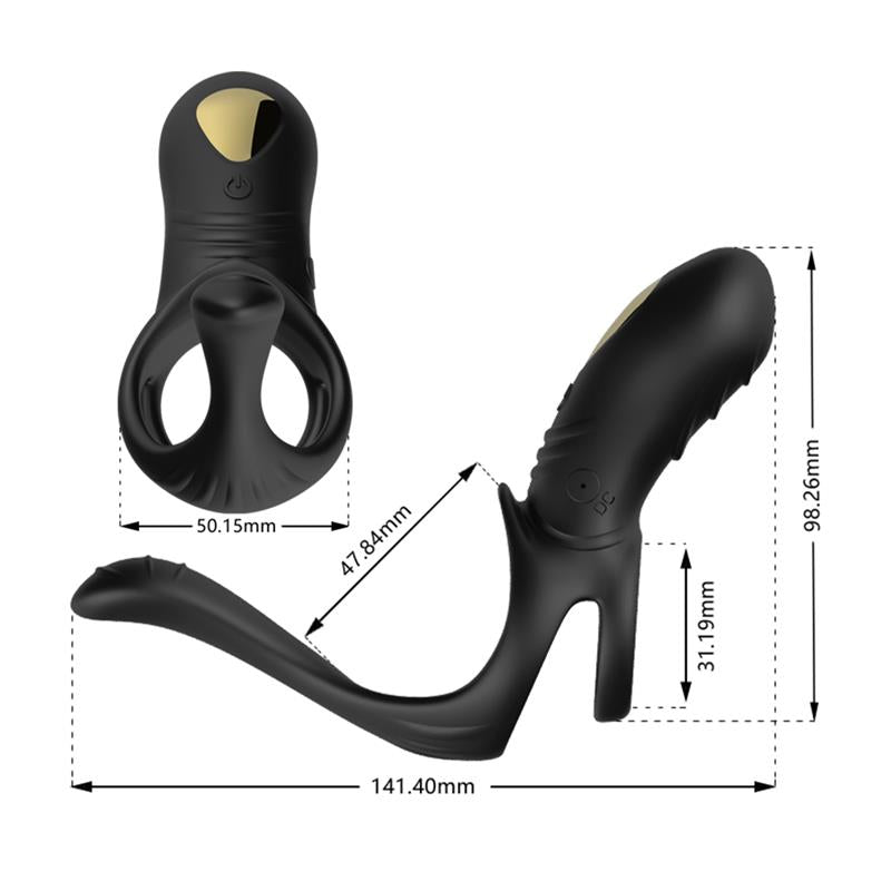 URBAN SKY - ANILLO VIBRADOR CON ESTIMULACIÓN PERIANAL