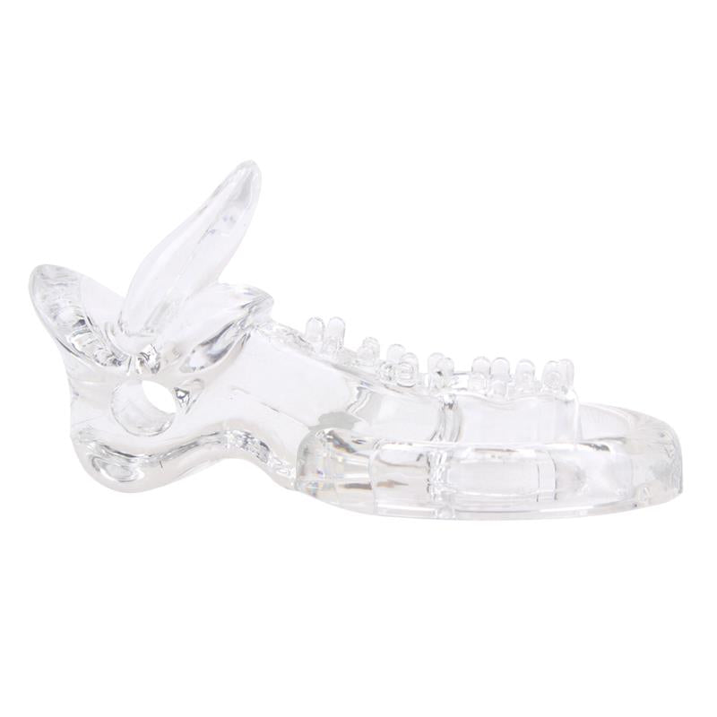 CHISA - ANILLO VIBRADOR PARA EL PENE THE TONGUE TRANSPARENTE