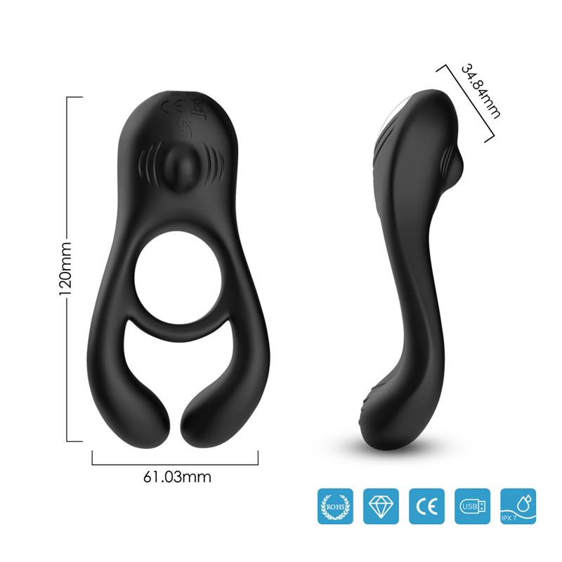 URBAN SKY - ANILLO VIBRADOR PARA PENE Y TESTÍCULOS