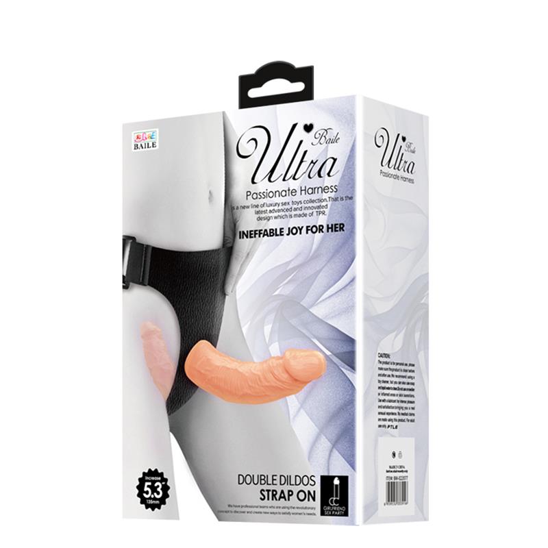 BAILE - ARNÉS CON DILDO DOBLE REALISTA