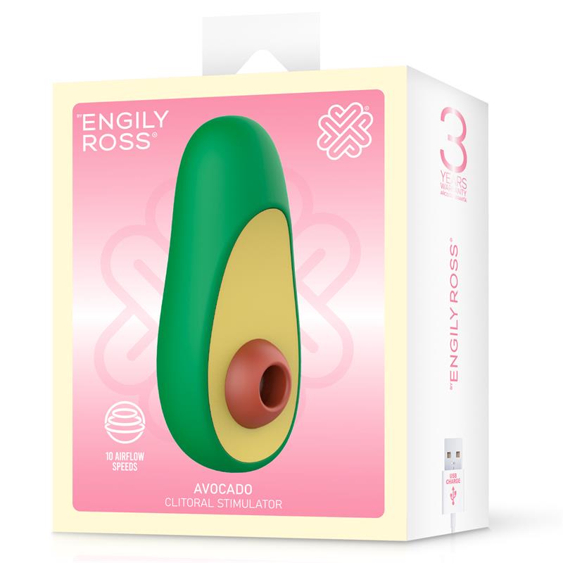 ENGILY ROSS - AVOCADO ESTIMULADOR DE CLÍTORIS CON SUCCIÓN