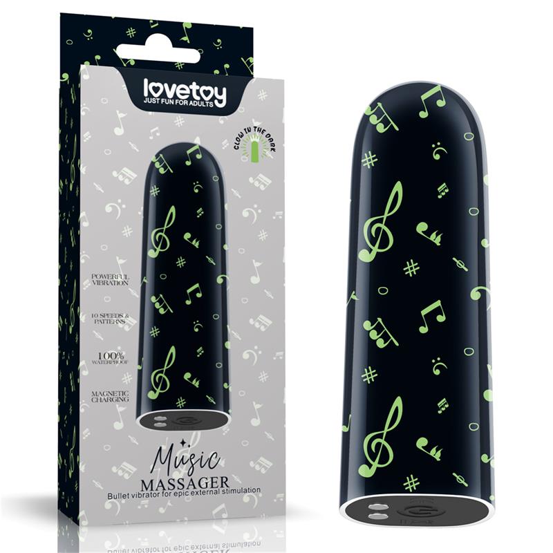 LOVETOY - BALA VIBRADORA BRILLA EN LA OSCURIDAD GLOW-IN-THE-DARK