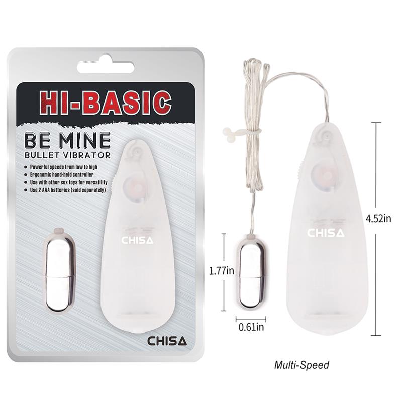CHISA - BE MINE BALA VIBRADORA 11.5CM BLANCO