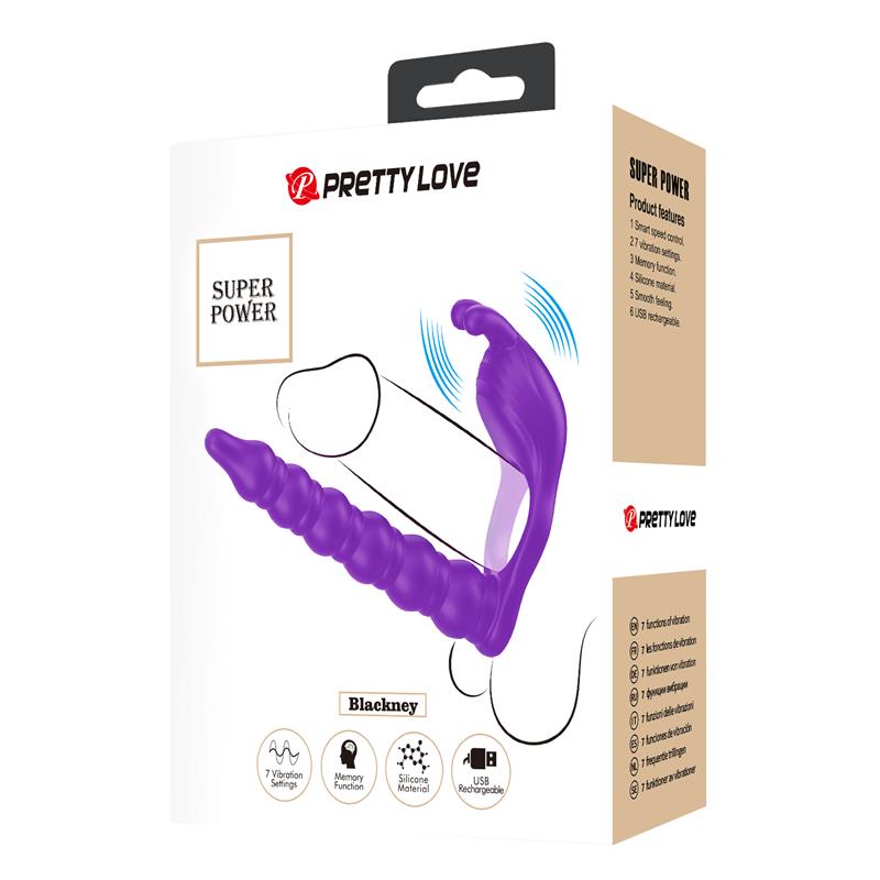 PRETTYLOVE - BLACKNEY ANILLO PARA EL PENE CON VIBACIÓN