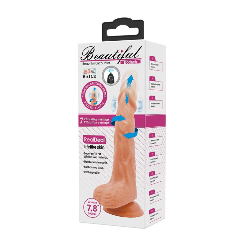 BAILE - BODACH DILDO CON VIBRACIÓN, ROTACIÓN Y THRUSTING