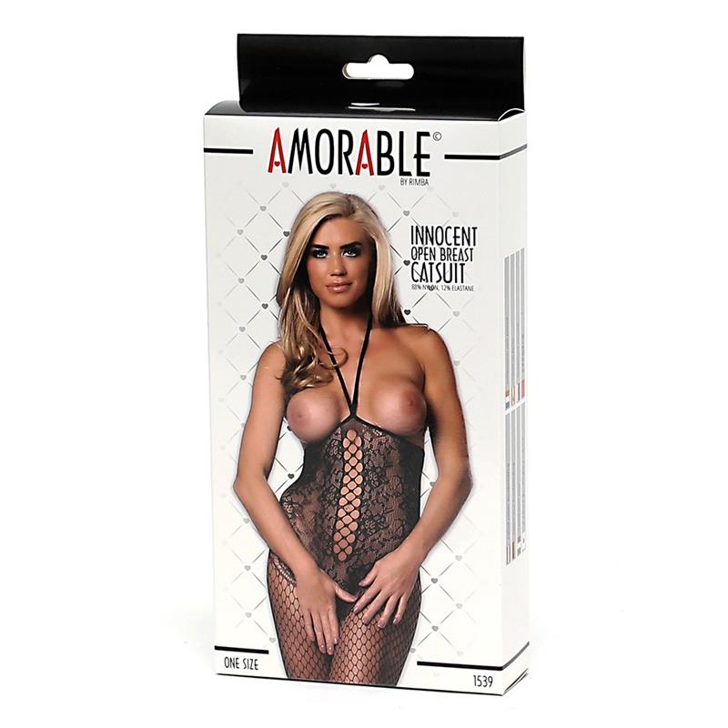 AMORABLE - BODYSTOCKING NEGRO TALLA UNICA