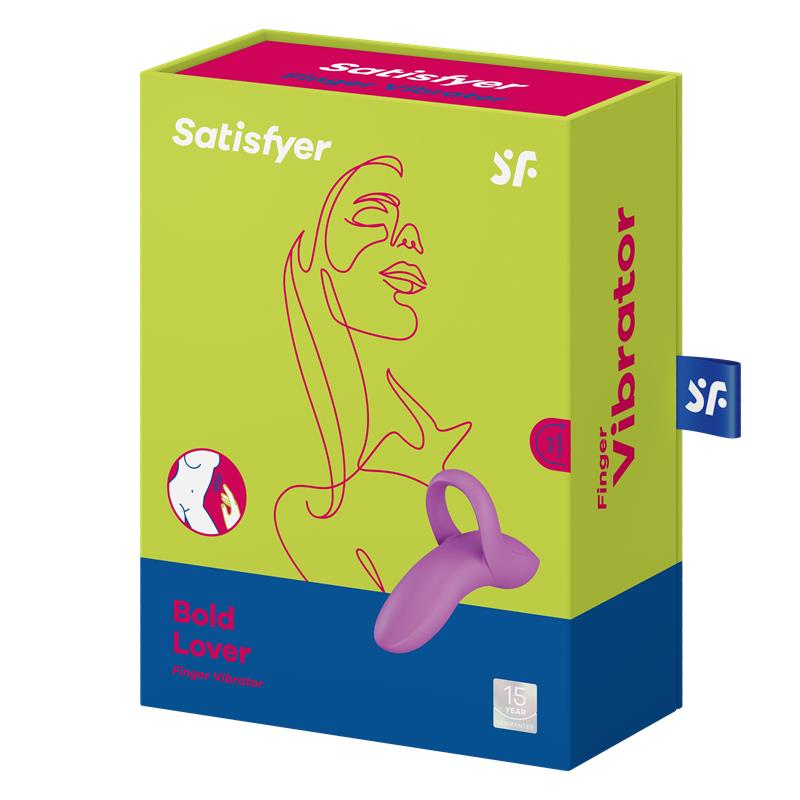 SATISFYER - BOLD LOVER ESTIMULADOR DE DEDO DARK PINK