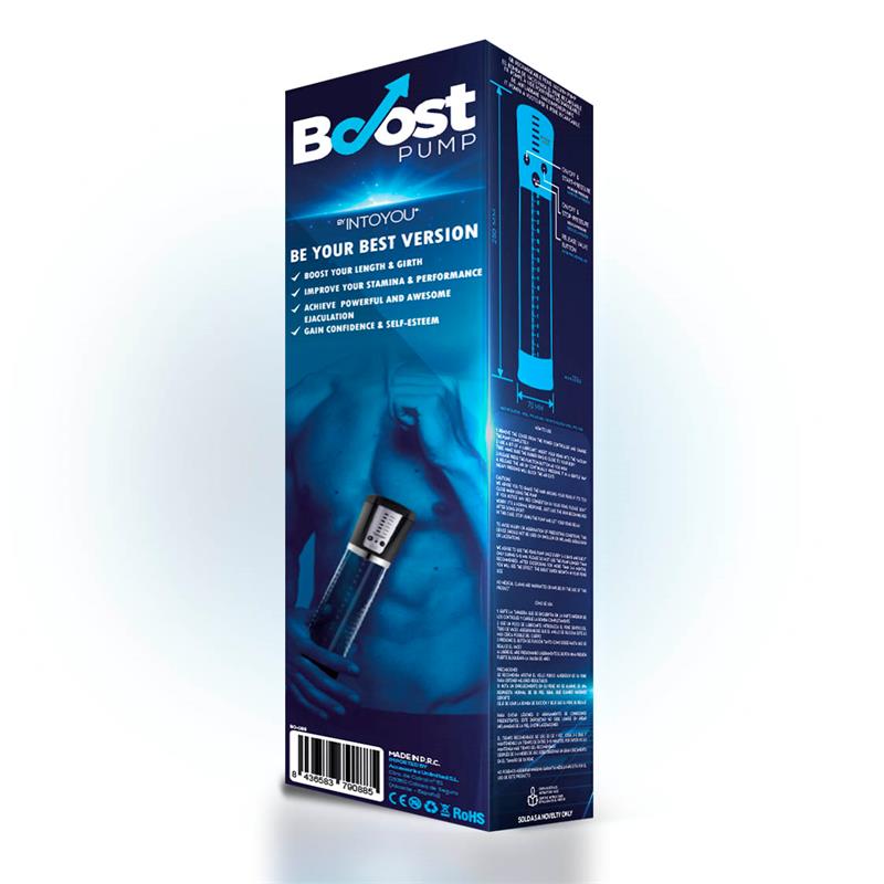 BOOST PUMPS - BOMBA AUTOMÁTICA PARA EL PENE CON DISPLAY PSX09 USB