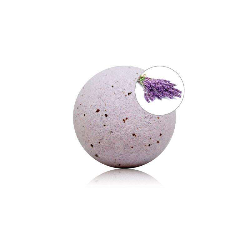 TALOKA - BOMBA DE BAÑO AROMA LAVANDA CON PÉTALOS DE ROSA 140 GR