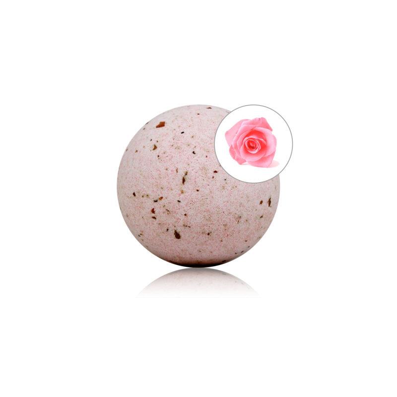 TALOKA - BOMBA DE BAÑO ROSAS CON PÉTALOS DE ROSA 150 GR