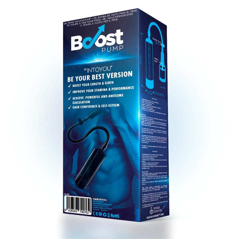 BOOST PUMPS - BOMBA MANUAL PARA EL PENE PSX02 NEGRA