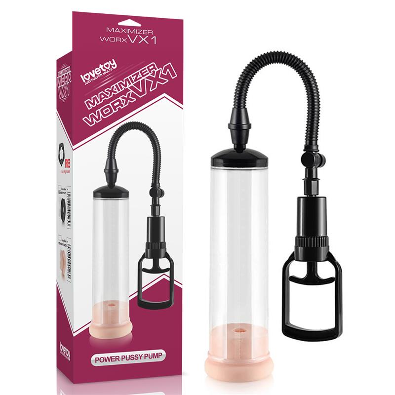 LOVETOY - BOMBA PARA EL PENE MAXIMIZER WORX VX1 VAGINA 20 CM