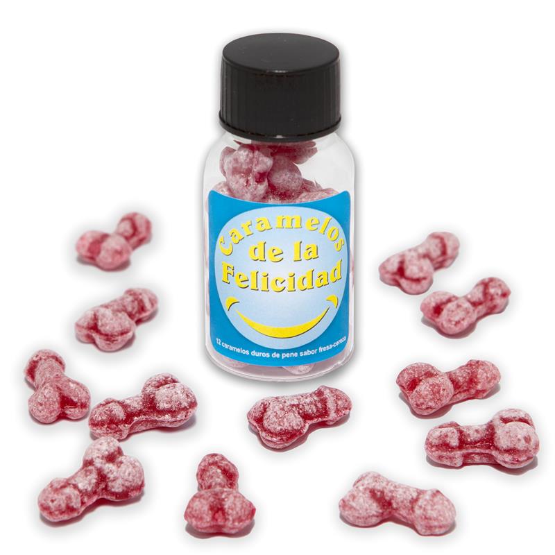 DIVERTY SEX - BOTE CARAMELOS PENE FELICIDAD 12 UND