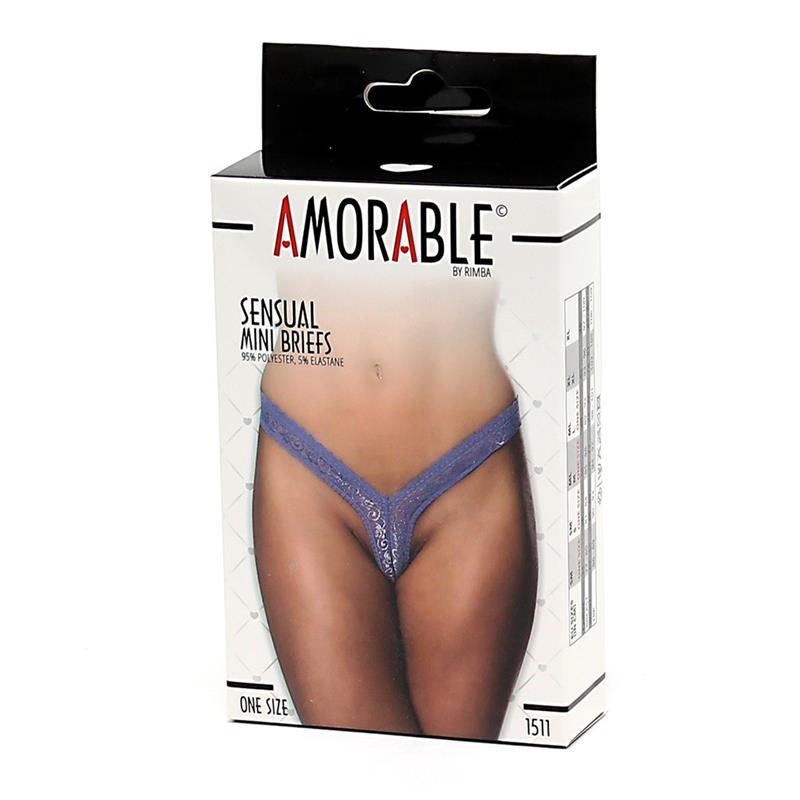 AMORABLE - TANGA LILA TALLA UNICA