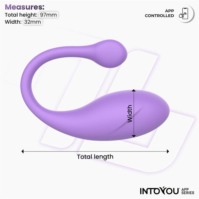 INTOYOU APP SERIES - BULBY HUEVO VIBRADOR CON APP LAVANDA
