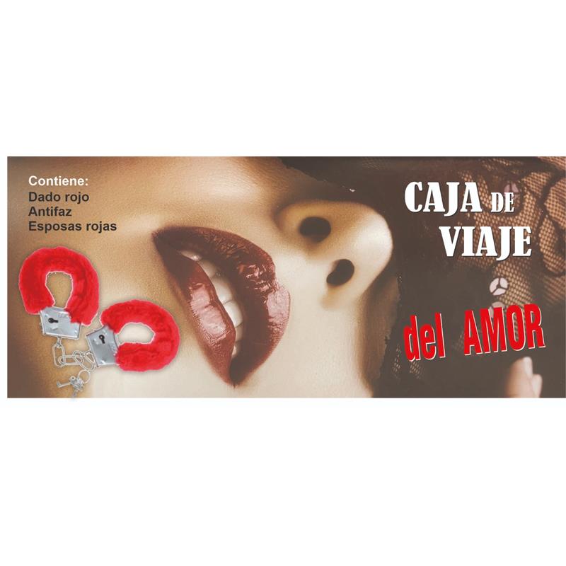 DIVERTY SEX - CAJA DEL AMOR CON ESPOSAS, DADO Y ANTIFAZ