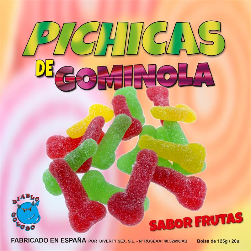 DULCISWEET - CAJA GOMINOLAS PITO SABOR FRUTAS