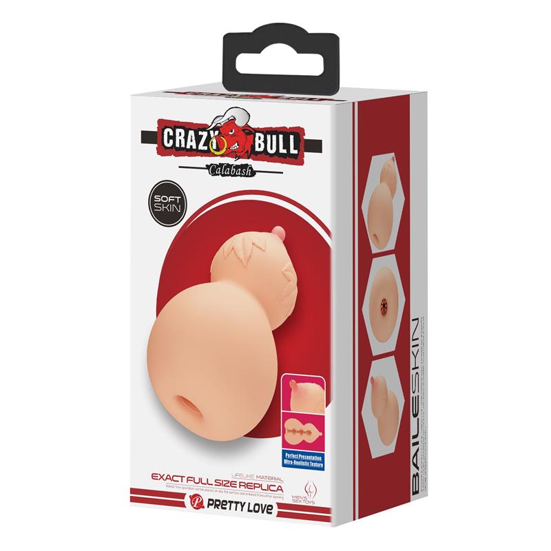 CRAZY BULL - CALABASH MASTUBADOR EN FORMA DE PECHO