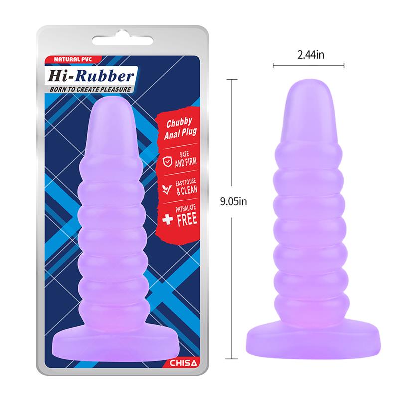 CHISA - CHUBBY PLUG ANAL PURPURA 23CM