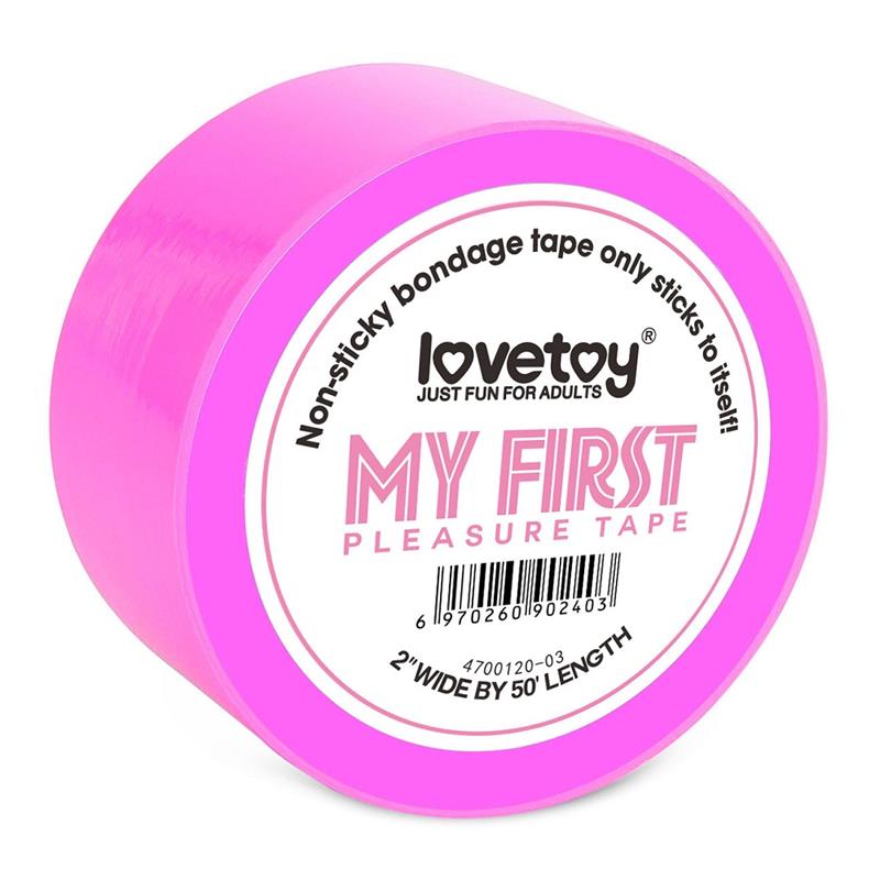 LOVETOY - CINTA BONDAGE NO PEGAJOSA FUCSIA