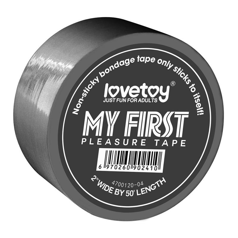 LOVETOY - CINTA BONDAGE NO PEGAJOSA GRIS