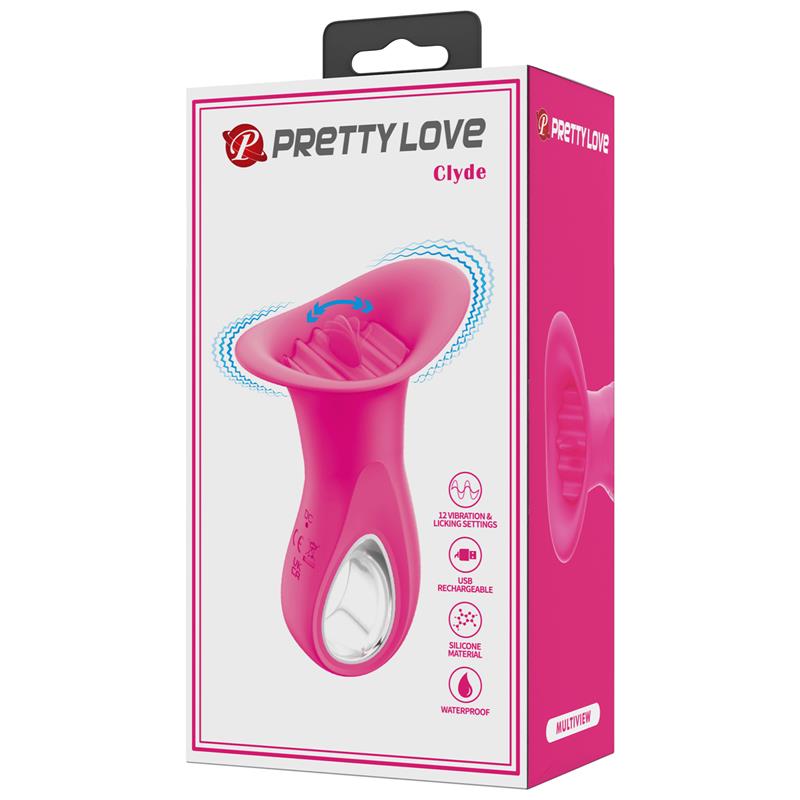 PRETTYLOVE - CLYDE VIBRADOR ORAL CON LENGUA