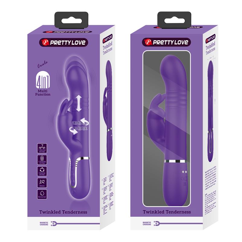 PRETTYLOVE - COALE VIBRADOR CON THURSTING Y BOLAS ROTATORIAS