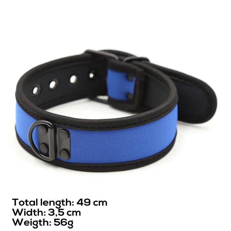 A-GUSTO - COLLAR DE NEOPRENO AJUSTABLE AZUL