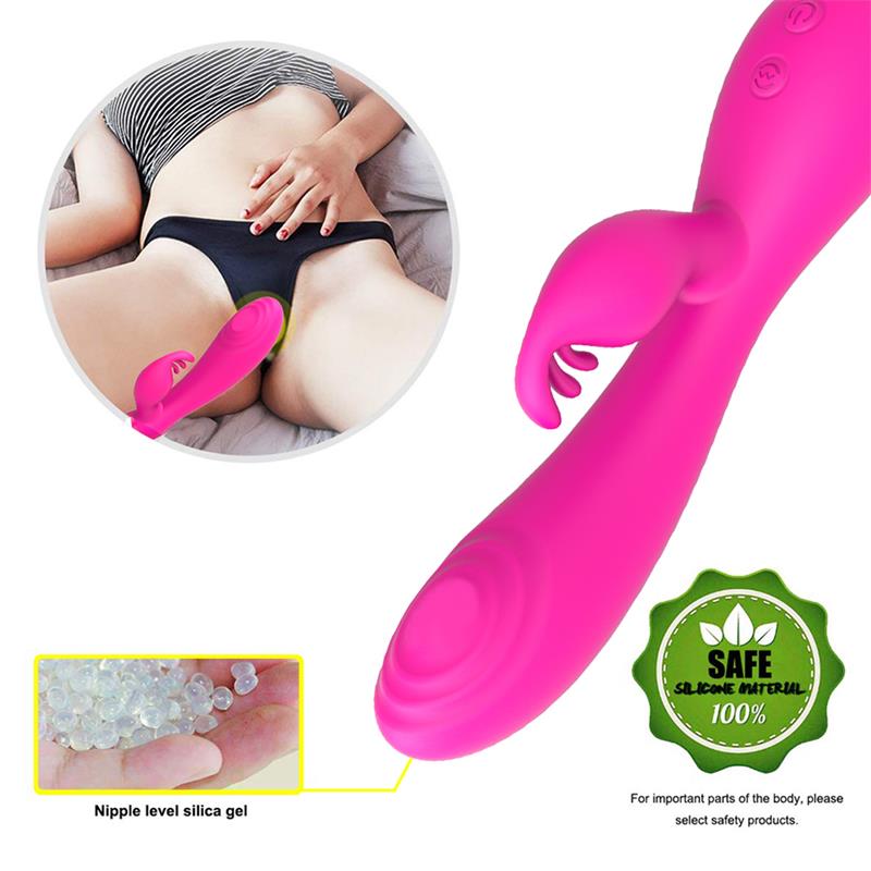 NALONE - CONEJITO VIBRADOR MAGIC STICK CON PULSACIÓN FUCSIA