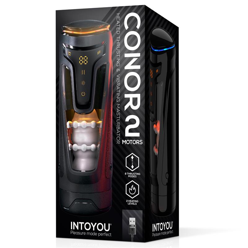 INTOYOU - CONOR MASTURBADOR MASCULINO CON THRUSTING, VIBRACIÓN Y CALOR